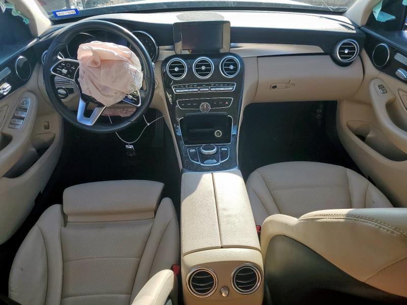 55SWF8EB7KU291116 - 2019 MERCEDES-BENZ C 300 4MATIC WHITE photo 8