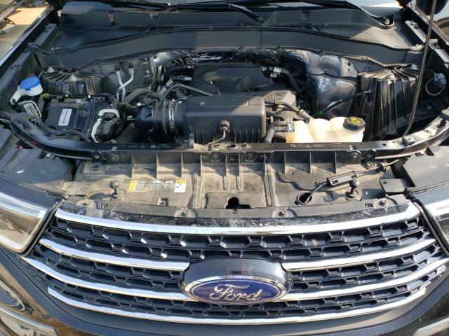 1FMSK8DHXLGA79542 - 2020 FORD EXPLORER XLT BLACK photo 12