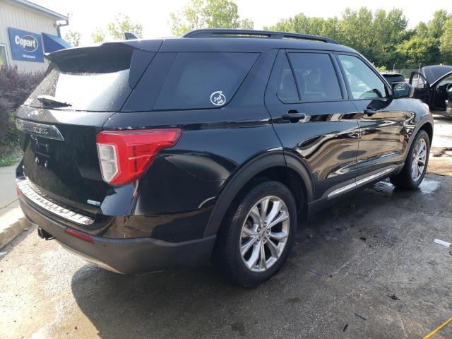 1FMSK8DHXLGA79542 - 2020 FORD EXPLORER XLT BLACK photo 3