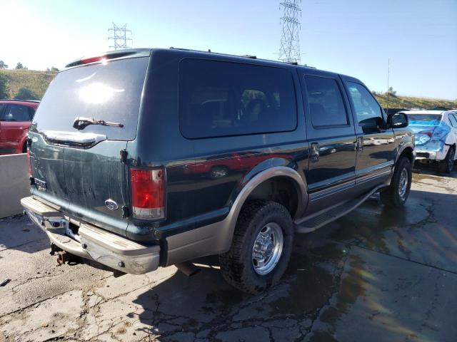 1FMSU43F22EA41901 - 2002 FORD EXCURSION LIMITED GREEN photo 3