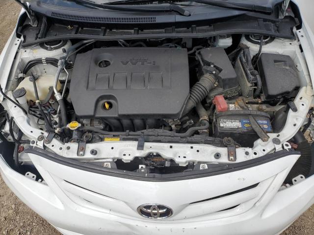 5YFBU4EE0CP013821 - 2012 TOYOTA COROLLA BASE WHITE photo 11