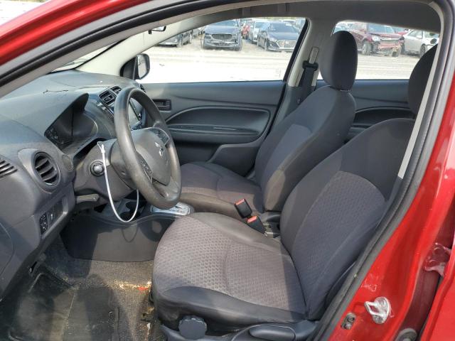 ML32A3HJXKH016508 - 2019 MITSUBISHI MIRAGE ES RED photo 7