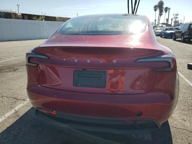 5YJ3E1EA9RF766460 - 2024 TESLA MODEL 3 RED photo 6