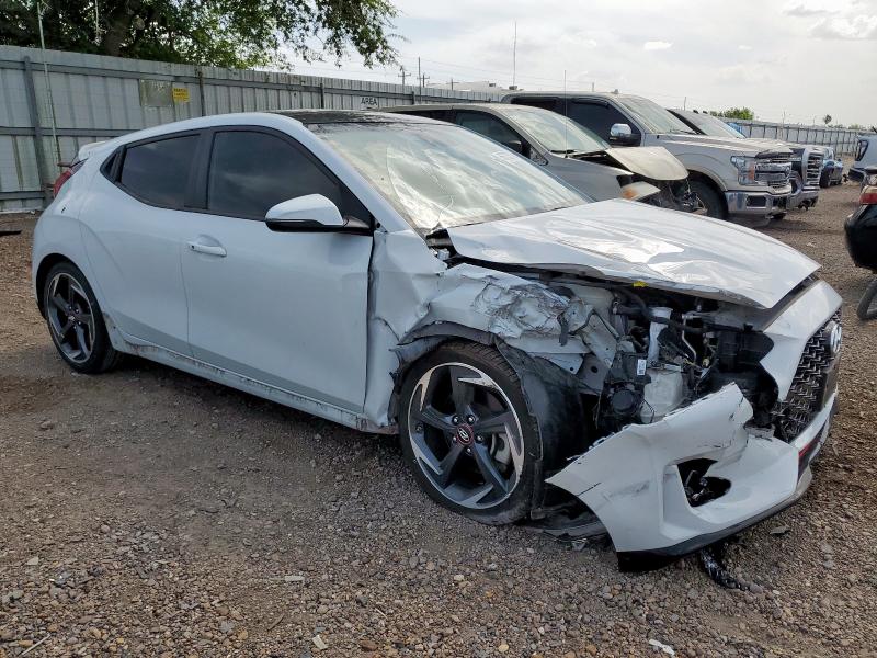 KMHTH6AB3LU029042 - 2020 HYUNDAI VELOSTER TURBO WHITE photo 4