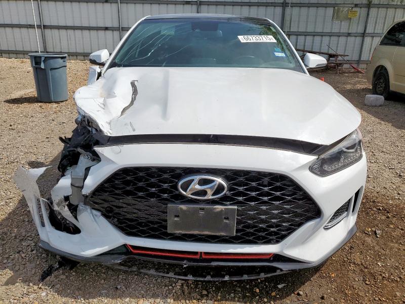 KMHTH6AB3LU029042 - 2020 HYUNDAI VELOSTER TURBO WHITE photo 5