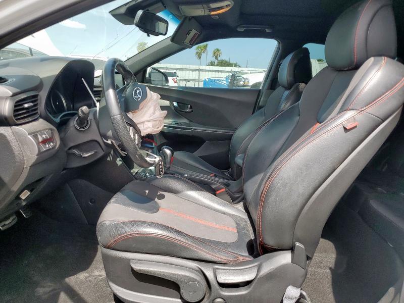 KMHTH6AB3LU029042 - 2020 HYUNDAI VELOSTER TURBO WHITE photo 7