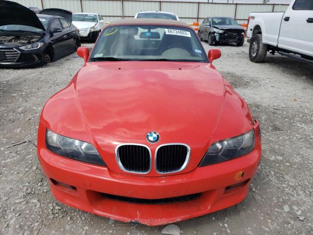 4USCN33422LM06825 - 2002 BMW Z3 2.5 Красный фото 5
