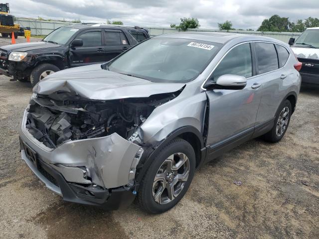 5J6RW2H51KL032162 - 2019 HONDA CR-V EX SILVER photo 1