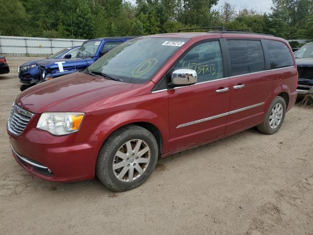 2C4RC1BG9ER358211 - 2014 CHRYSLER TOWN & COU TOURING BURGUNDY photo 1