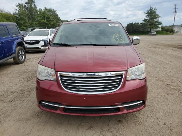 2C4RC1BG9ER358211 - 2014 CHRYSLER TOWN & COU TOURING BURGUNDY photo 5