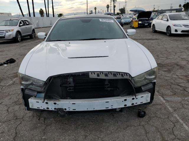 2C3CDXEJ1EH213834 - 2014 DODGE CHARGER SRT-8 WHITE photo 5