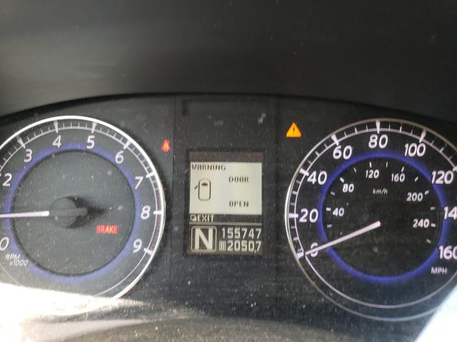 JN1AJ0HP5BM800133 - 2011 INFINITI EX35 BASE შავი ფოტო 9