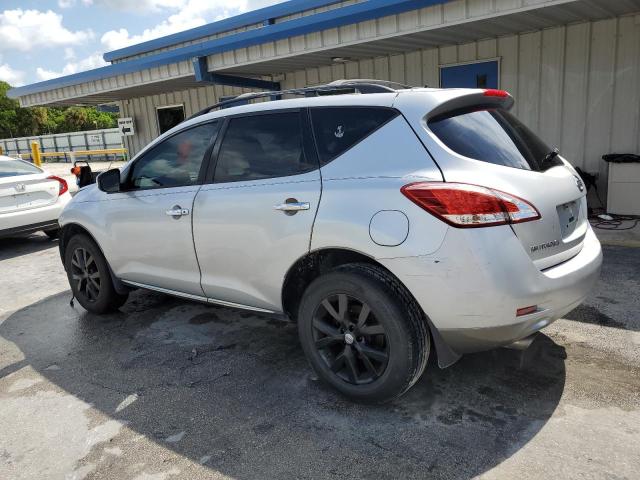 JN8AZ1MU2CW102306 - 2012 NISSAN MURANO S SILVER photo 2