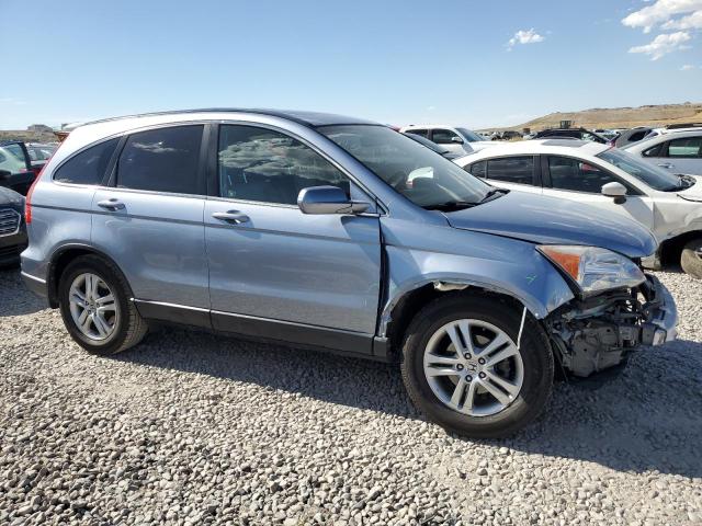 JHLRE4H76BC035874 - 2011 HONDA CR-V EXL 蓝色 照片 4