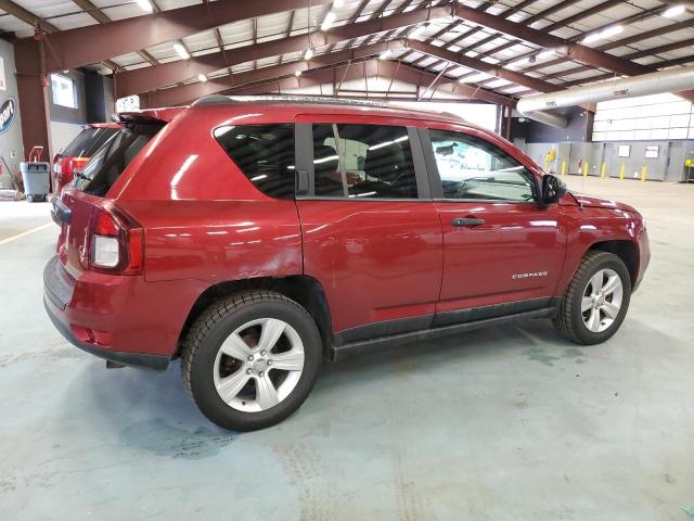 1C4NJDBB8ED858633 - 2014 JEEP COMPASS SPORT MAROON photo 3