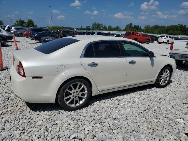 1G1ZE5EB4A4136277 - 2010 CHEVROLET MALIBU LTZ WHITE photo 3