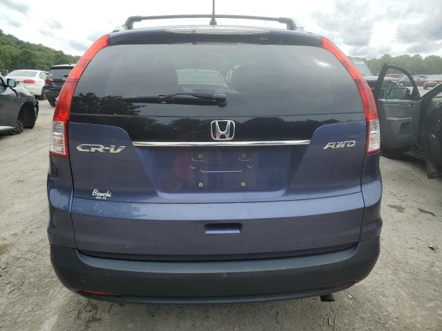 5J6RM4H56DL001302 - 2013 HONDA CR-V EX BLUE photo 6