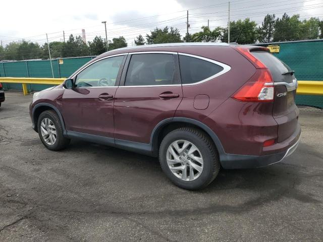 5J6RM4H7XGL060682 - 2016 HONDA CR-V EXL BURGUNDY photo 2