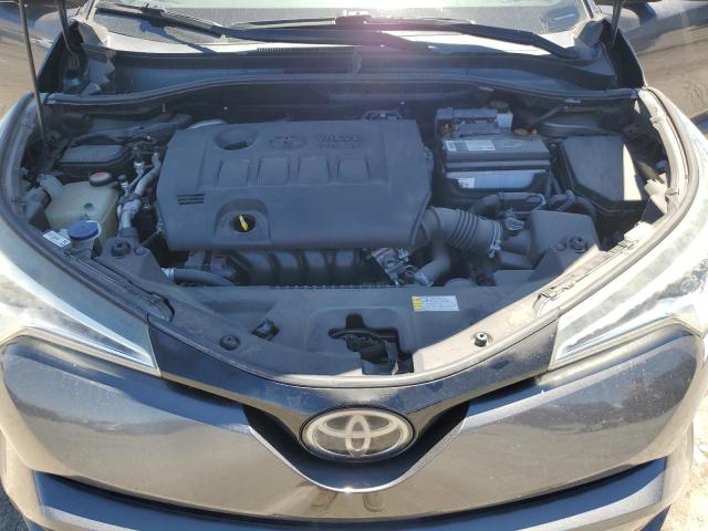NMTKHMBX1JR007569 - 2018 TOYOTA C-HR XLE GRAY photo 12