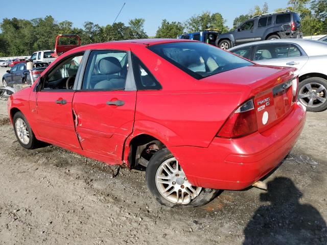 1FAFP34NX7W329797 - 2007 FORD FOCUS ZX4 RED photo 2