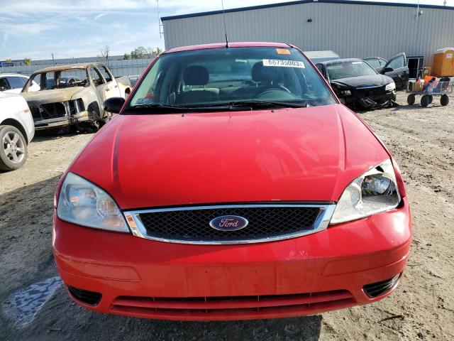 1FAFP34NX7W329797 - 2007 FORD FOCUS ZX4 RED photo 5