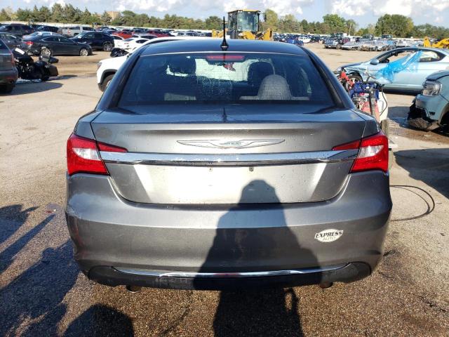 1C3CCBAG5DN723352 - 2013 CHRYSLER 200 LX GRAY photo 6