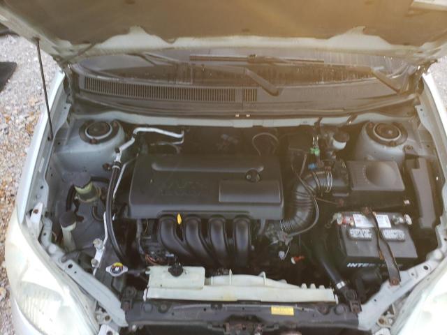 2T1KR32E23C064639 - 2003 TOYOTA COROLLA MA XR SILVER photo 11