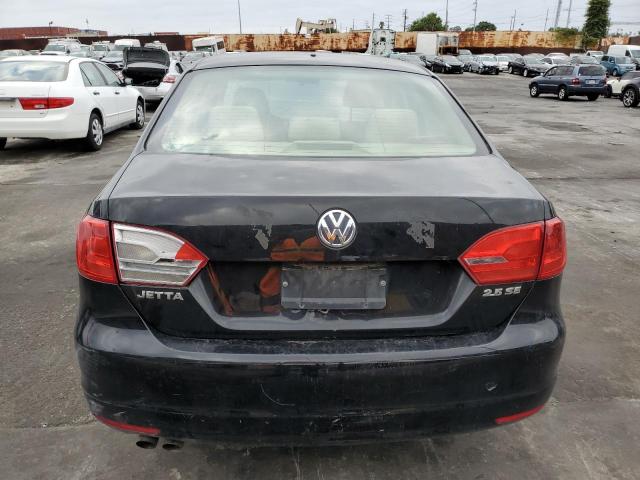 3VWDZ7AJ2BM321025 - 2011 VOLKSWAGEN JETTA SE BLACK photo 6