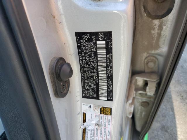 JTDKARFP5H3059246 - 2017 TOYOTA PRIUS PRIM 银色 照片 12