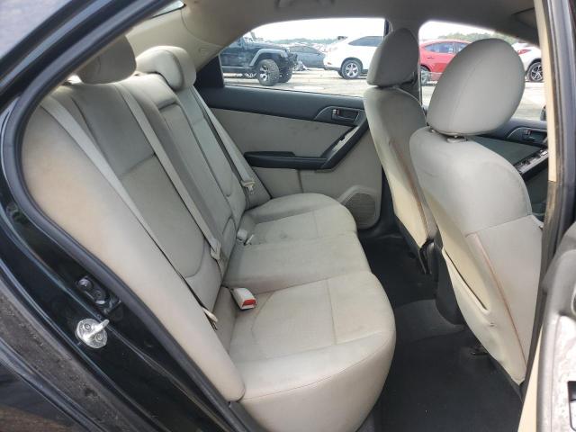 KNAFU4A25C5507051 - 2012 KIA FORTE EX BLACK photo 10
