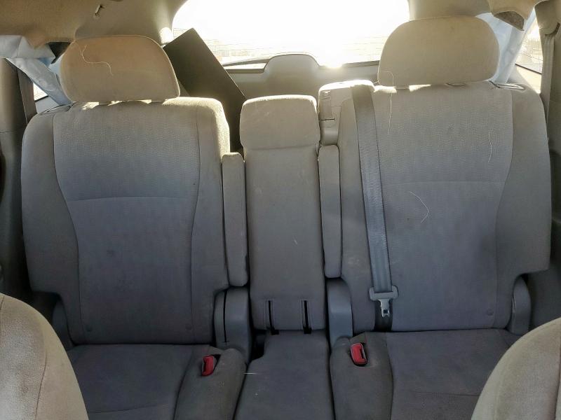 5TDBK3EH6DS186973 - 2013 TOYOTA HIGHLANDER BASE Синий фото 10