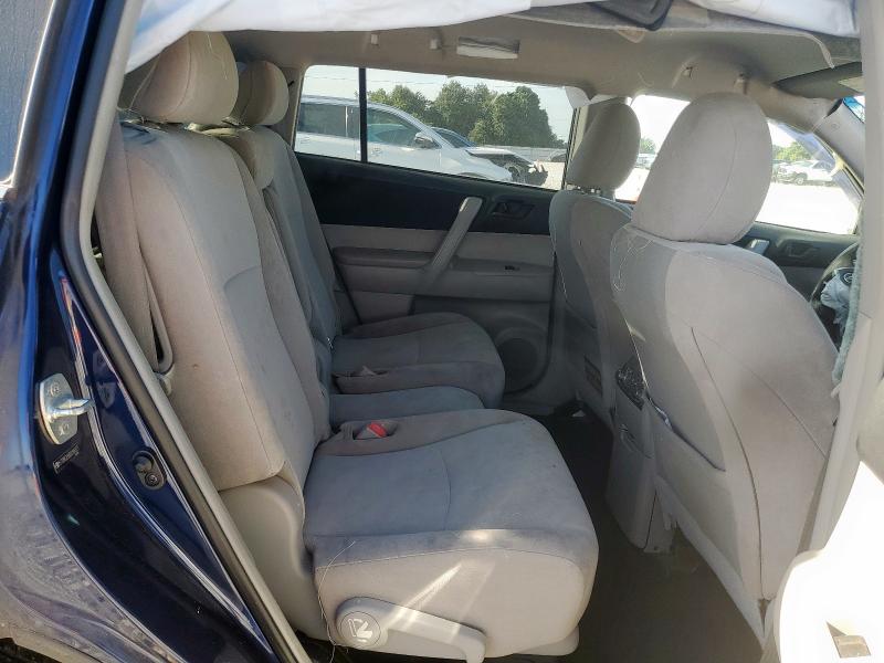 5TDBK3EH6DS186973 - 2013 TOYOTA HIGHLANDER BASE Синий фото 11