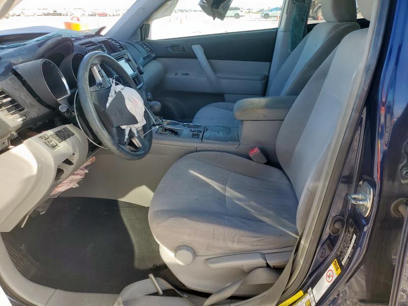 5TDBK3EH6DS186973 - 2013 TOYOTA HIGHLANDER BASE Синий фото 7