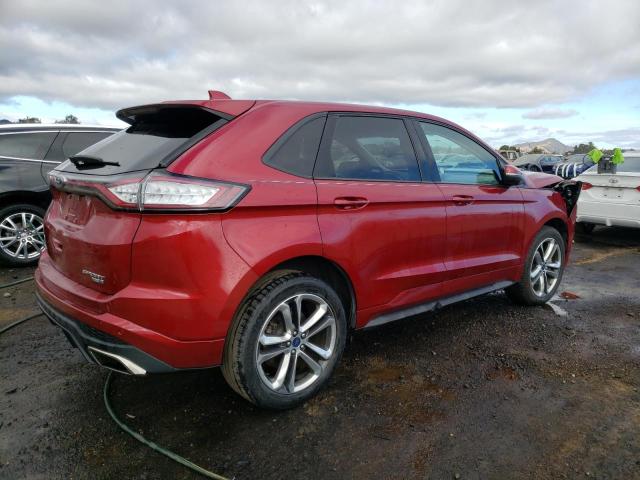 2FMPK4AP9JBC40008 - 2018 FORD EDGE SPORT RED photo 3