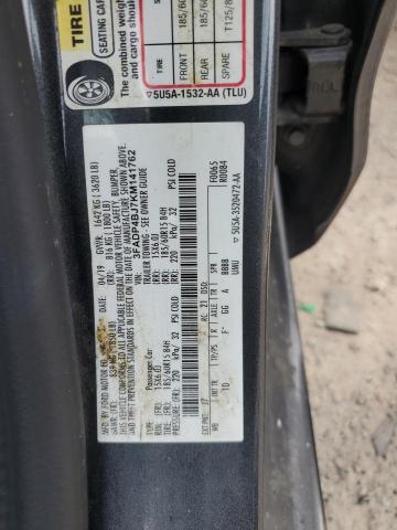 3FADP4BJ7KM141762 - 2019 FORD FIESTA SE Grau Foto 12