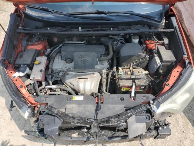 2T3BFREV5GW500676 - 2016 TOYOTA RAV4 LE ORANGE photo 12