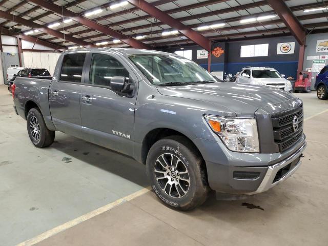 1N6AA1EC3MN529717 - 2021 NISSAN TITAN S GRAY photo 4