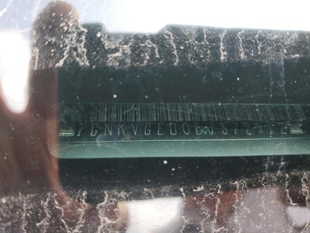 1GNKVGED0BJ372912 - 2011 CHEVROLET TRAVERSE LT RED photo 13