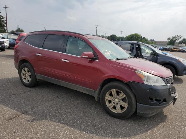 1GNKVGED0BJ372912 - 2011 CHEVROLET TRAVERSE LT RED photo 4