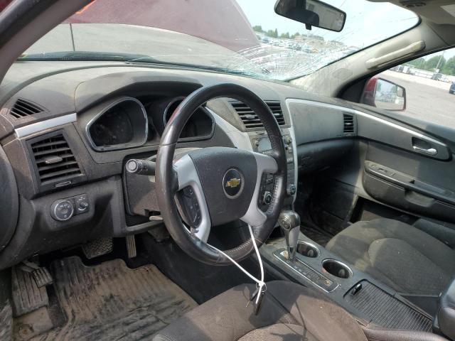 1GNKVGED0BJ372912 - 2011 CHEVROLET TRAVERSE LT RED photo 8