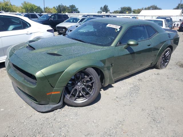 2C3CDZFJXMH568462 - 2021 DODGE CHALLENGER R/T SCAT PACK GREEN photo 1