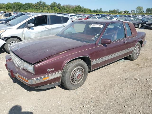 1G6EL1185HU612189 - 1987 CADILLAC ELDORADO MAROON photo 1