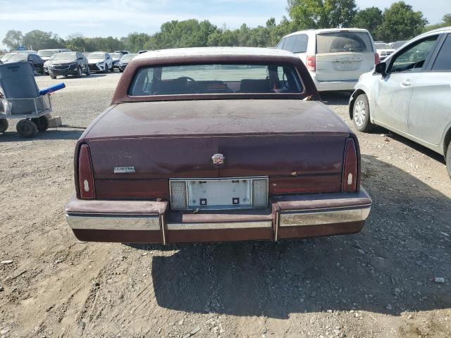 1G6EL1185HU612189 - 1987 CADILLAC ELDORADO MAROON photo 6