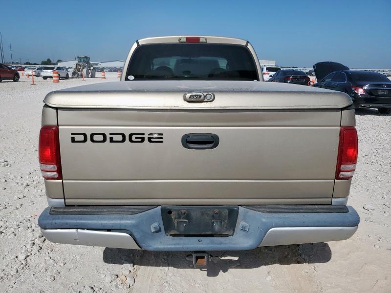 1B7HL48XX2S693282 - 2002 DODGE DAKOTA QUAD SLT 棕色 照片 6