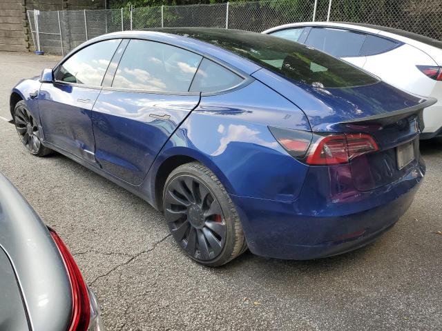 5YJ3E1EC7PF596064 - 2023 TESLA MODEL 3 ლურჯი ფოტო 2