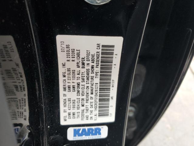 1HGCR2F51DA260278 - 2013 HONDA ACCORD SPORT 黑色 照片 12