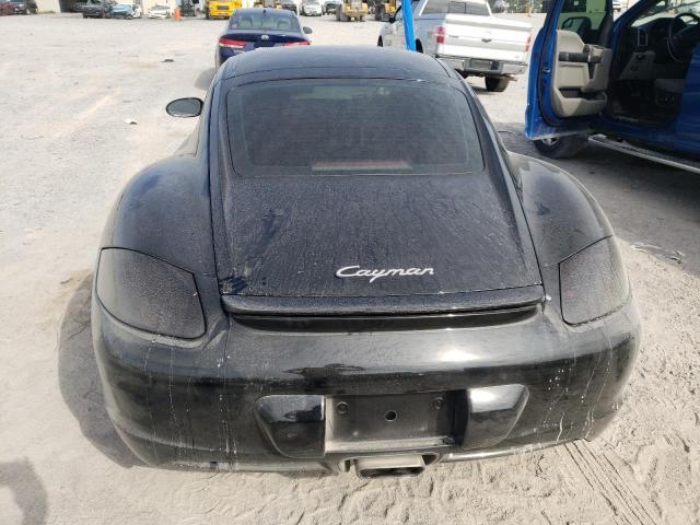 WP0AA29888U760218 - 2008 PORSCHE CAYMAN BLACK photo 6