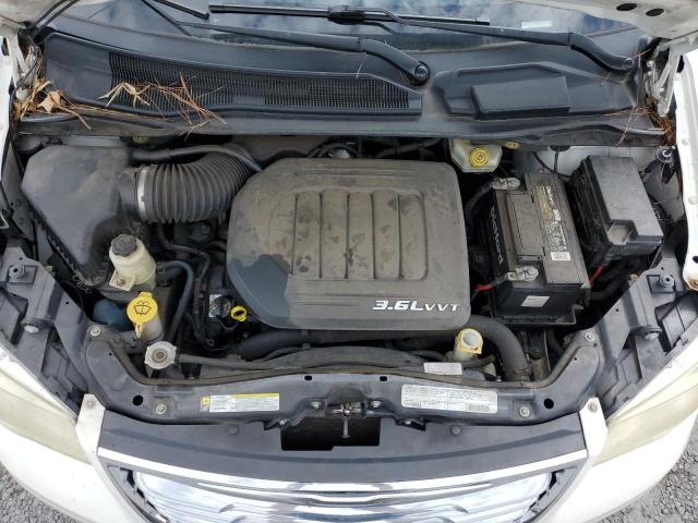 2C4RC1CG1CR383115 - 2012 CHRYSLER TOWN & COU TOURING L WHITE photo 12