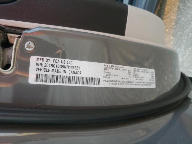 2C4RC1BG9NR136221 - 2022 CHRYSLER PACIFICA TOURING L 灰色 照片 14