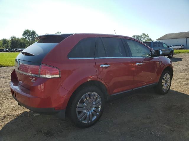 2LMDJ8JC1ABJ21674 - 2010 LINCOLN MKX RED photo 3